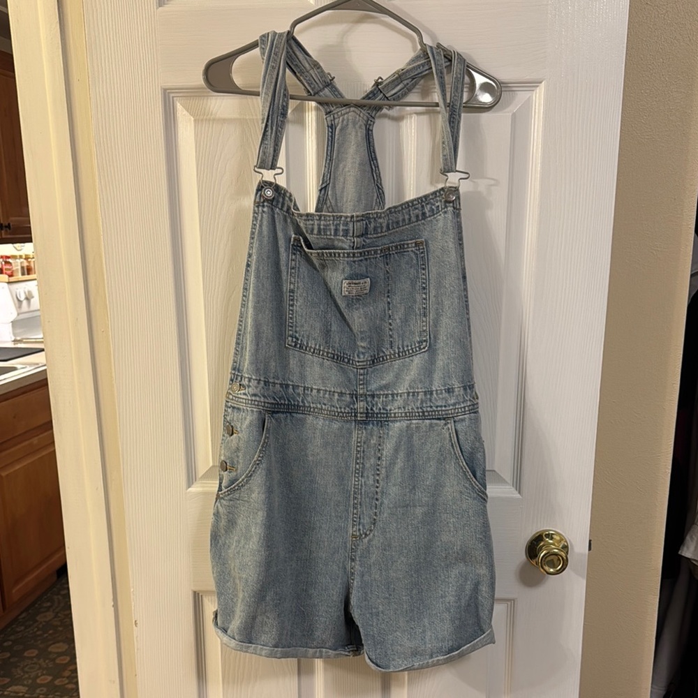 Vintage Levi Denim Short Overalls